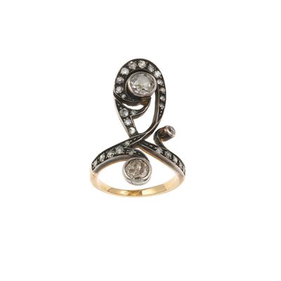 Anello con Diamanti di Vecchio Taglio
