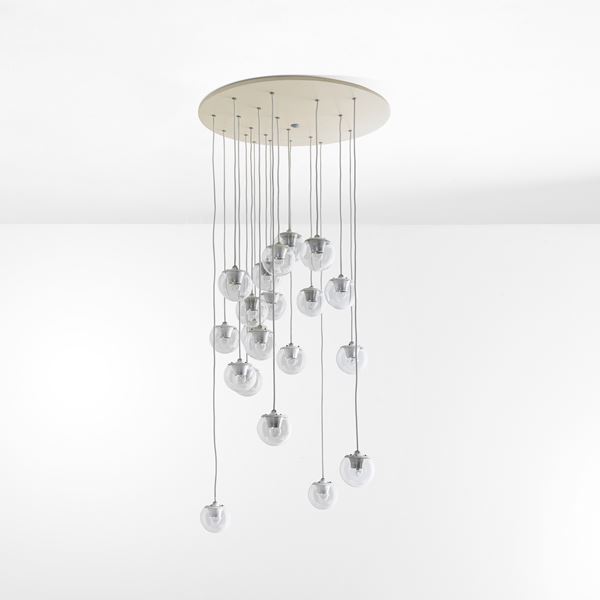 Gino Sarfatti - Lampada a sospensione mod. 2095/20.  