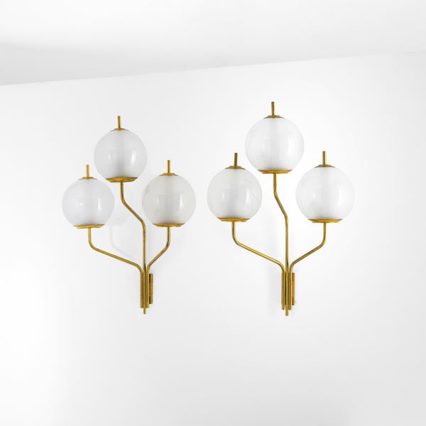 Stilnovo - Due lampade a parete.