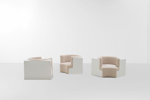 Tre poltrone mod. Safari