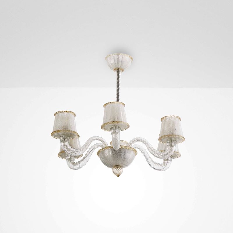 Barovier e Toso : Lampada a sospensione  - Asta Design - Cambi Casa d'Aste