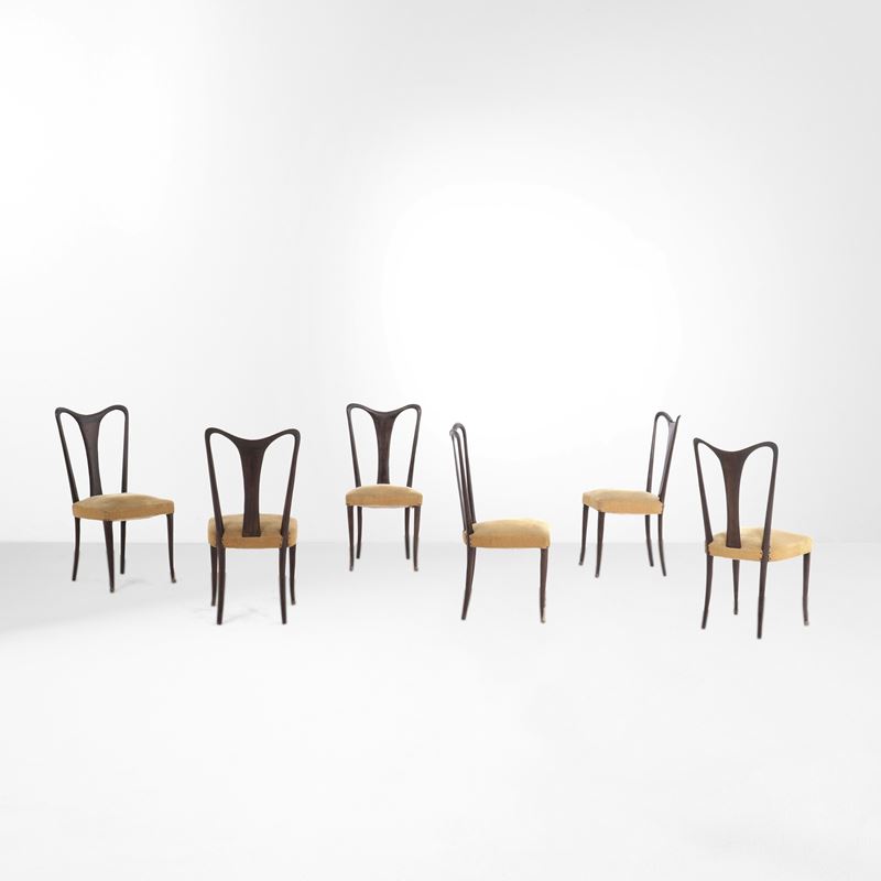 Sei sedie  - Auction 20th century furnitures - Cambi Casa d'Aste