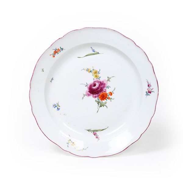 Piatto. Meissen, 1770 circa