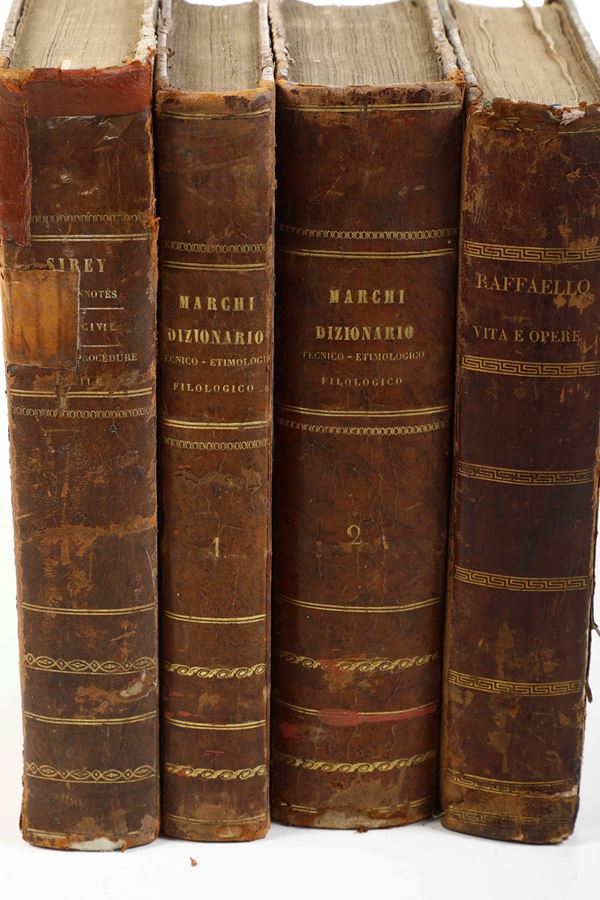 Quatremne de Quincy Antoine Chrysostome (1755-1849) / Longhena Francesco (1796-1864) Historia della vita e delle opere di Raffaelo Sanzio  Milano, Sonzogno, 1829