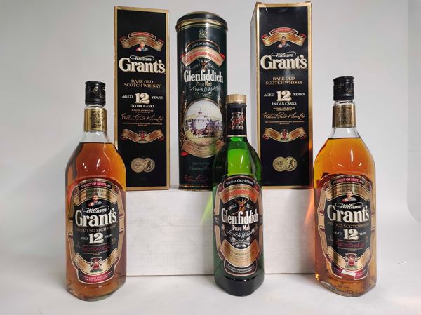 Glenfiddich, Grant's, Pure Malt & Scotch Whisky