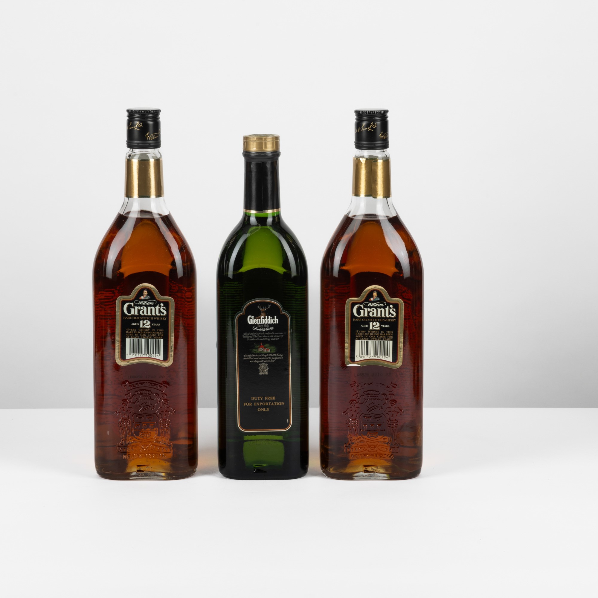 Grant's e Glenfiddich, Set di Scotch Whisky in bottiglie da 75cl