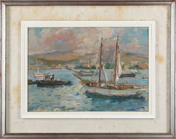 Marina con imbarcazioni