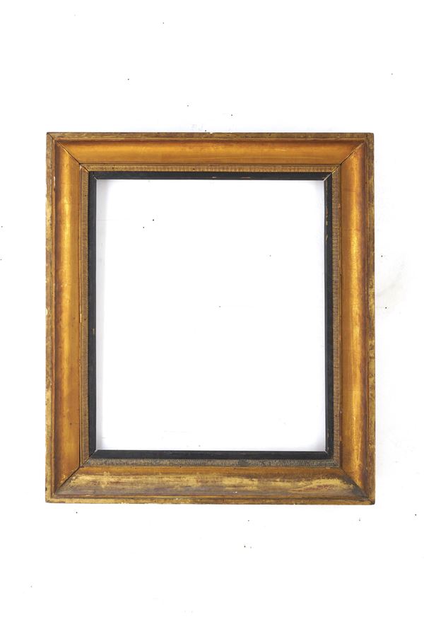 Cornice neoclassica dorata. XIX secolo