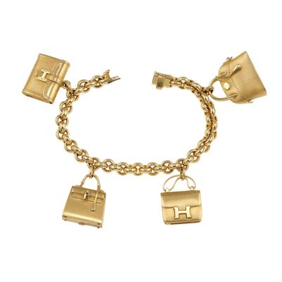 Hermès. Bracciale con Charms