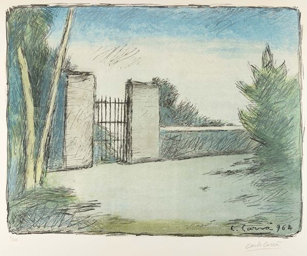 Carlo Carr&#224; - Il cancello