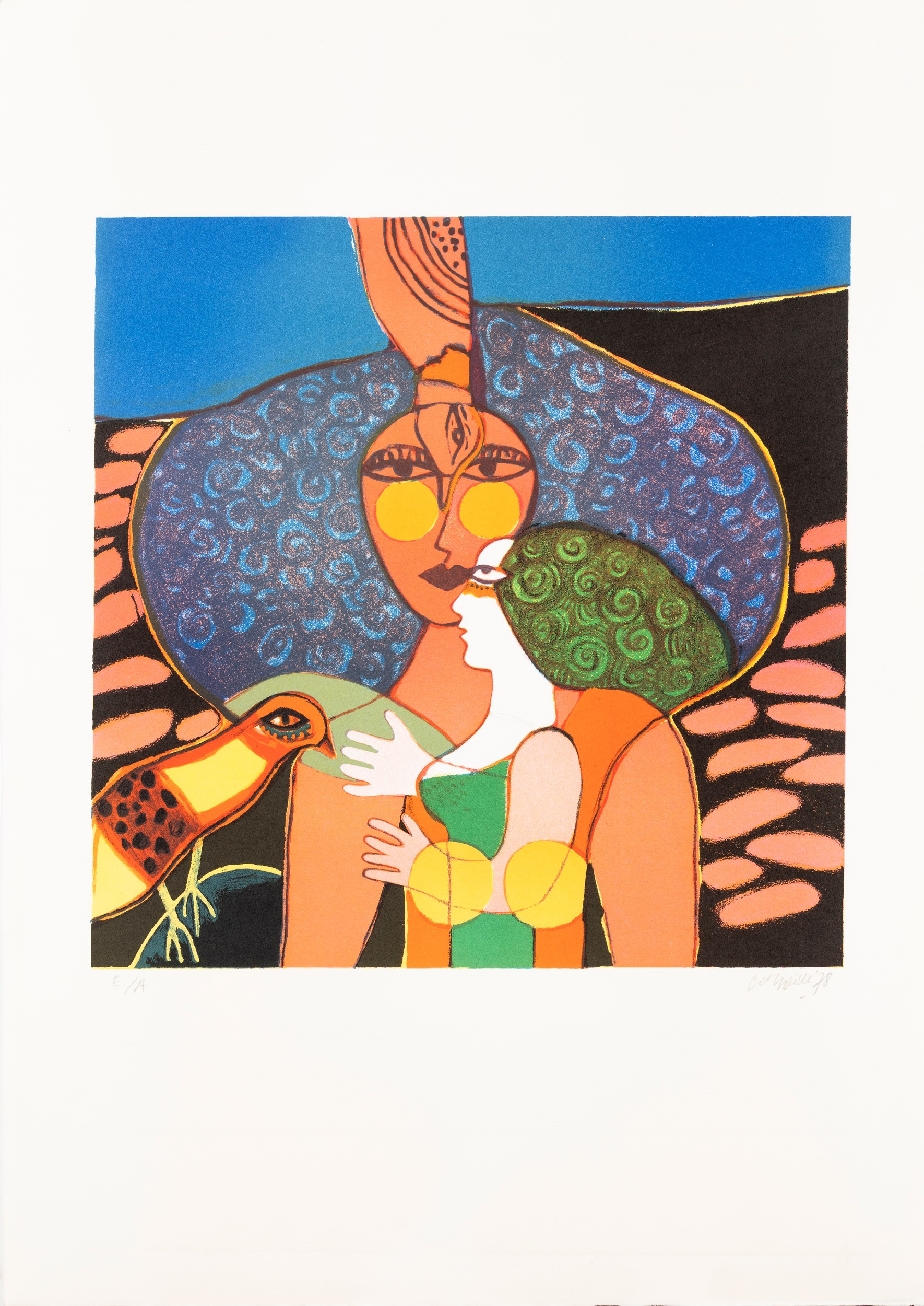 Guillaume Corneille - Femme L'oiseau