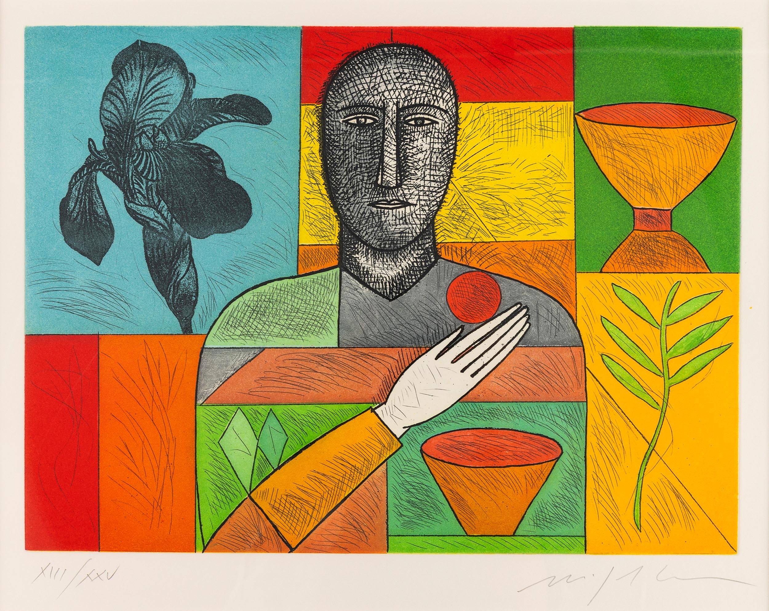 Mimmo Paladino (1948) Mimmo Germanà (1944-1992) - Matematico 4