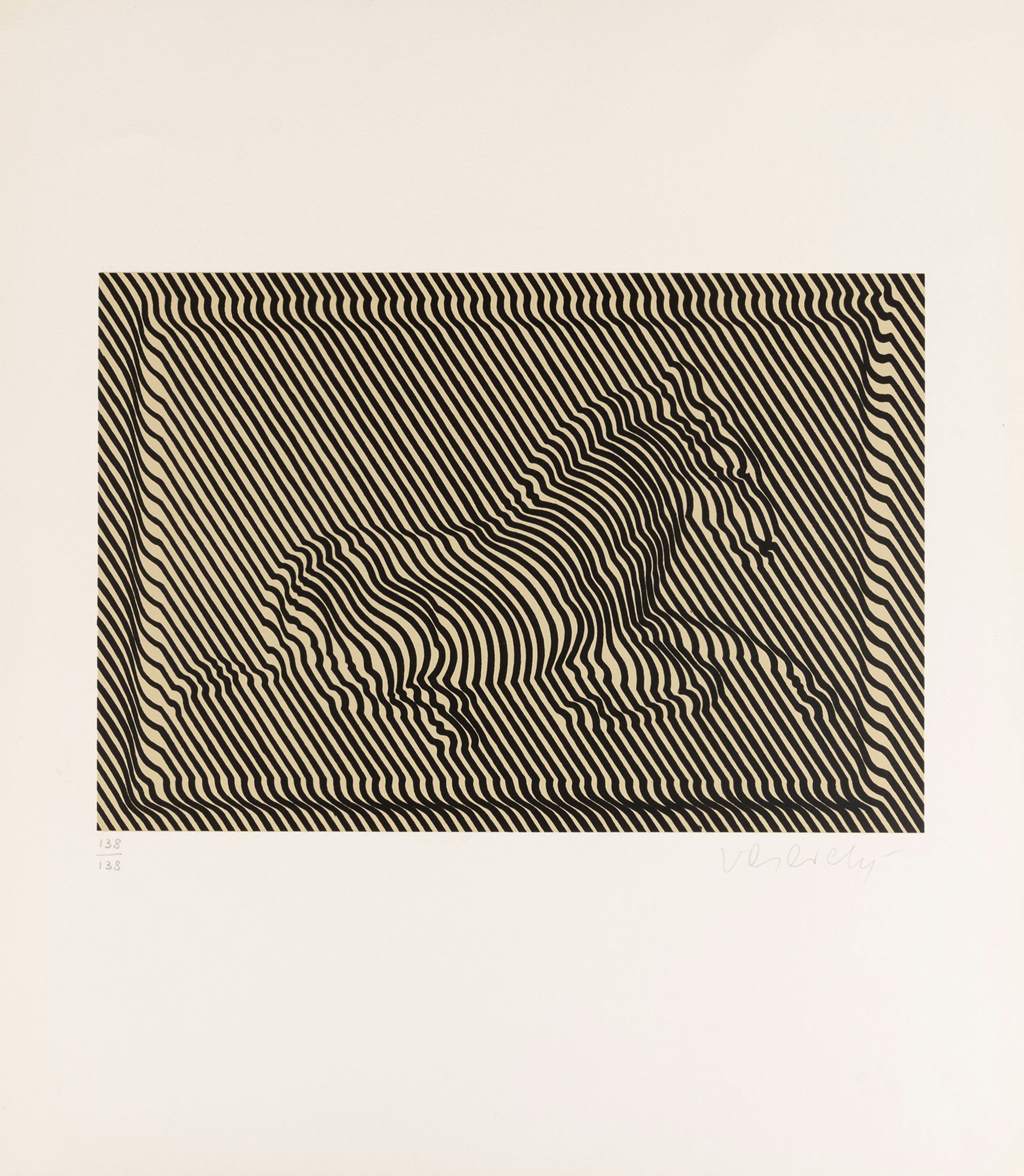 Victor Vasarely - Zebra