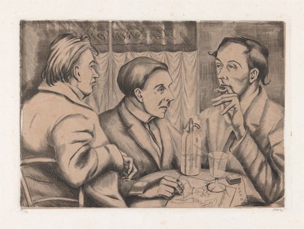 Esthetes au cafe de la Rotonde