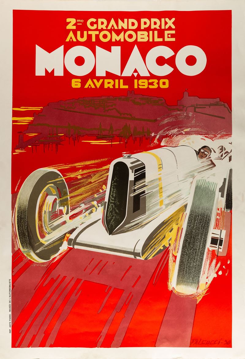 Robert Falcucci : Monaco 1930  - Asta Manifesti e Collectible - Cambi Casa d'Aste