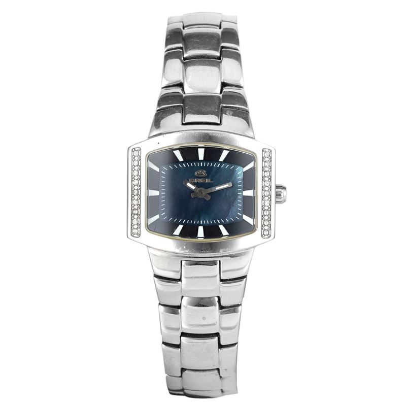 Breil : Lady ref. BW0066 in acciaio e brillanti, quadrante blu cangiante, movimento al quarzo, 25x29 mm   - Auction Orologi da polso - Cambi Casa d'Aste