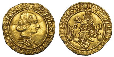 Milano. Galeazzo Maria Sforza, 1466-1476. Ducato (primo Tipo).