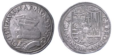 Casale. Guglielmo II Paleologo, 1494-1518. Testone.