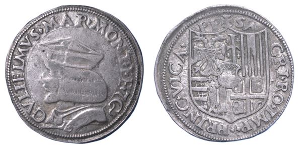 CASALE. GUGLIELMO II PALEOLOGO, 1494-1518. Testone.