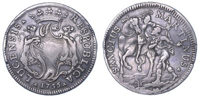Lucca. Repubblica, 1369-1799. Scudo 1756.