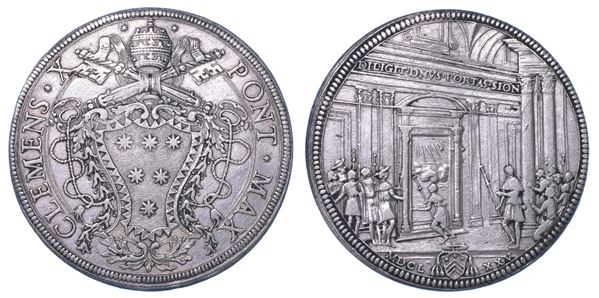 STATO PONTIFICIO. CLEMENTE X, 1670-1676. Piastra 1675 (Anno Santo).