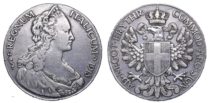 REGNO D’ITALIA. COLONIA ERITREA. VITTORIO EMANUELE III DI SAVOIA, 1900-1943. Tallero Italicum 1918.  - Auction Numismatics - I - Cambi Casa d'Aste