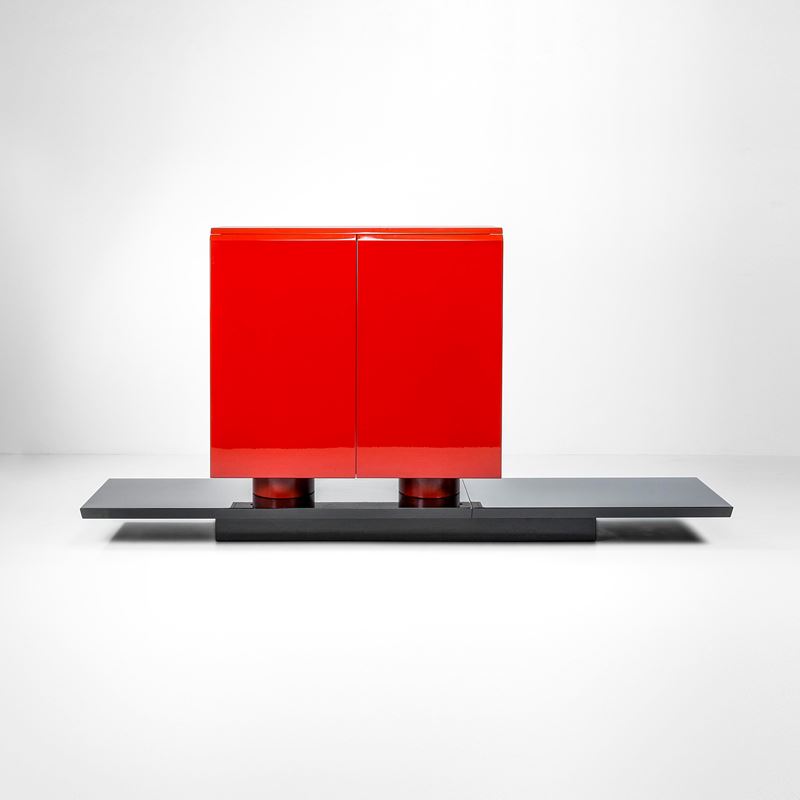 Giovanni Offredi : Mobile contenitore mod. Lenox  - Auction Design 200 - Cambi Casa d'Aste