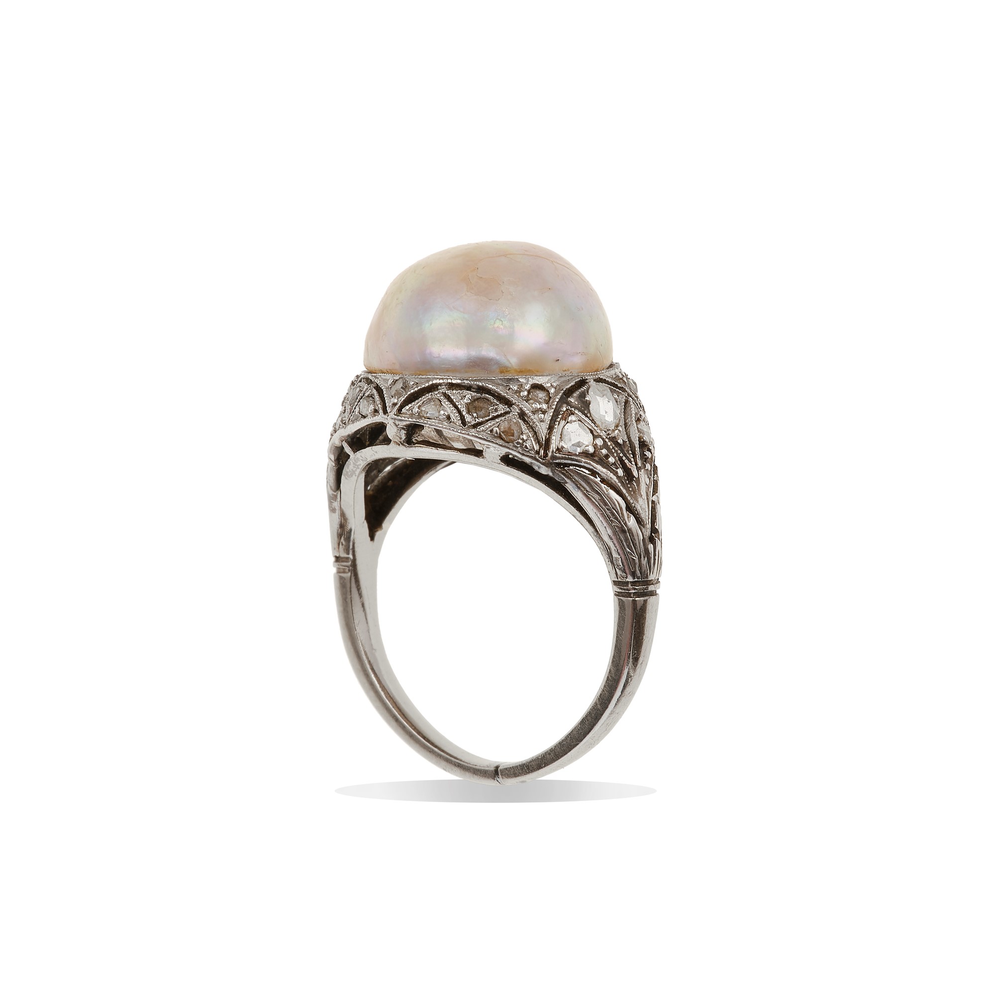 Anello con Perla Mabé