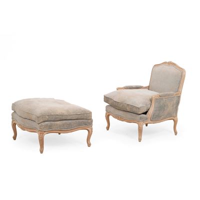 Bergere in Stile Luigi XV Francese
