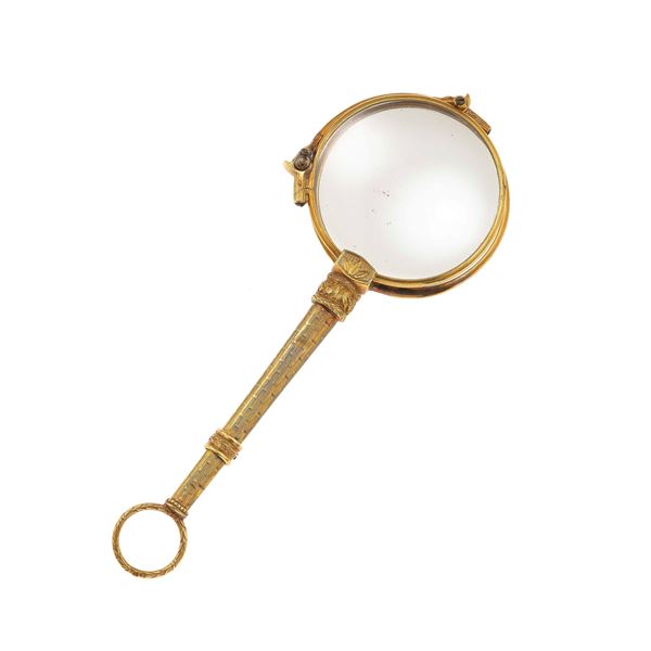 Gold lorgnette