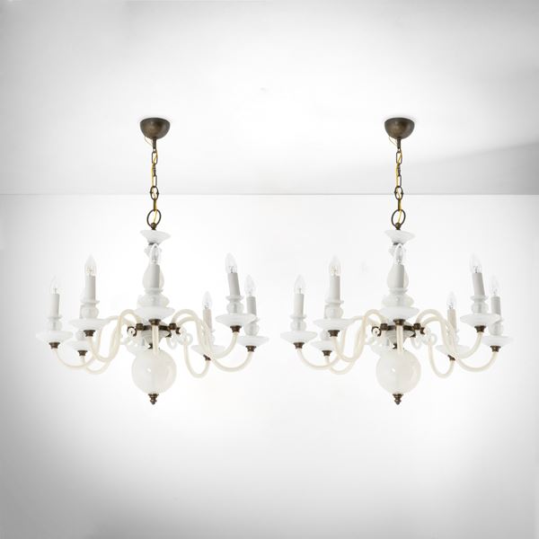 Flavio Poli - Due lampade a sospensione