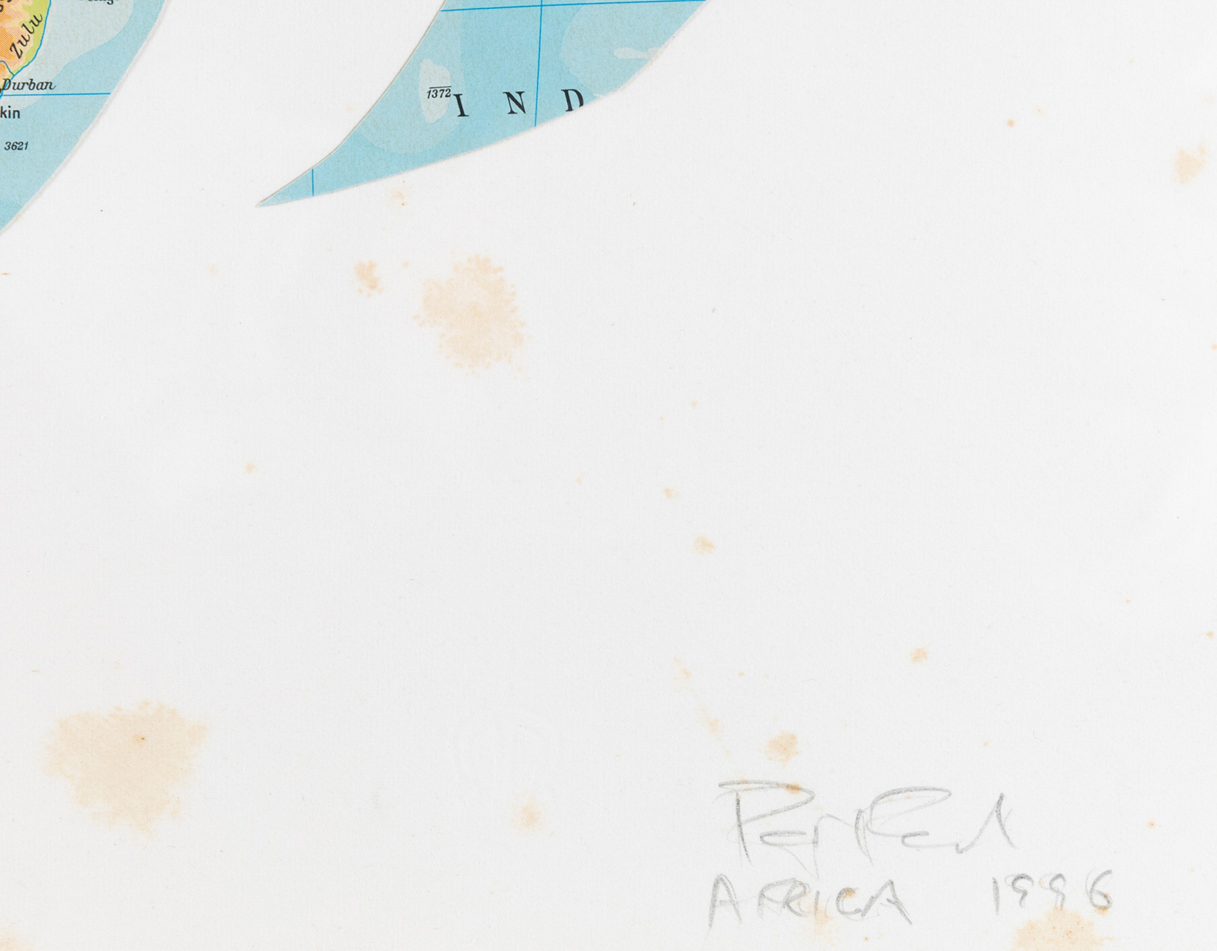 Peter Fend - Africa, collage