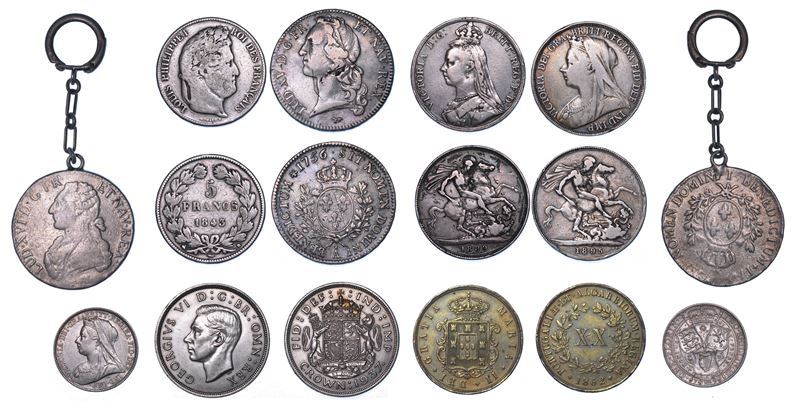 EUROPA. Lotto di otto monete.  - Auction Numismatics - I - Cambi Casa d'Aste