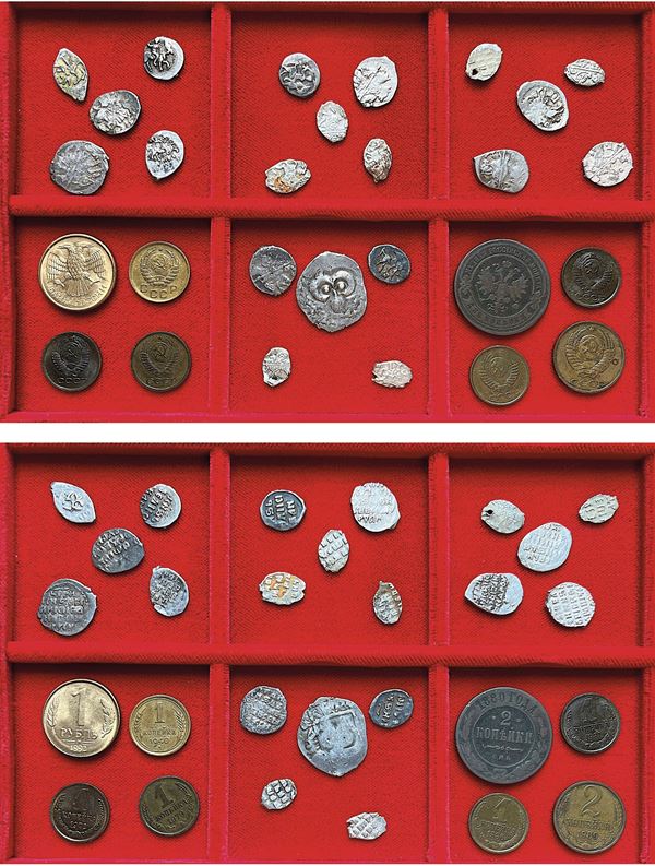 RUSSIA. Lotto di 28 monete.
