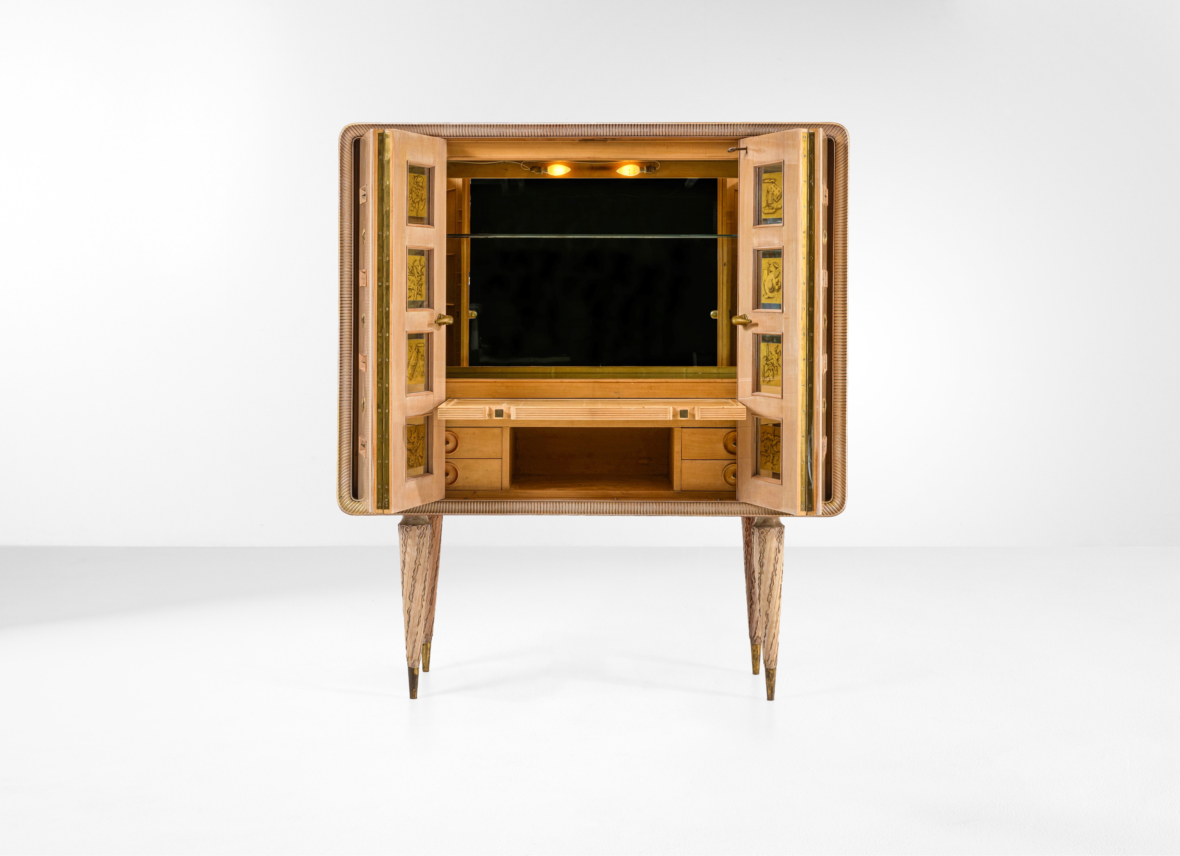 Osvaldo Borsani - Mobile Bar Luminoso.