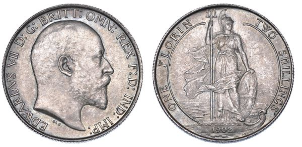 REGNO UNITO. GEORGE V, 1910-1936. Florin 1902.