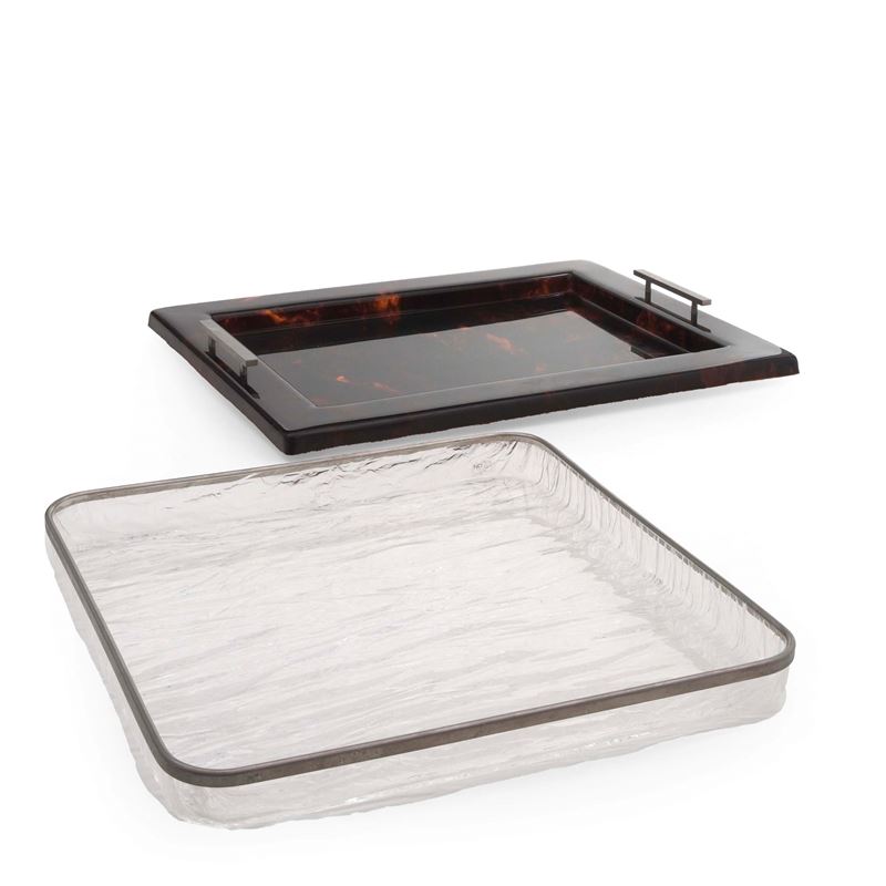 Due vassoi in resina  - Asta Antiquariato - Cambi Casa d'Aste