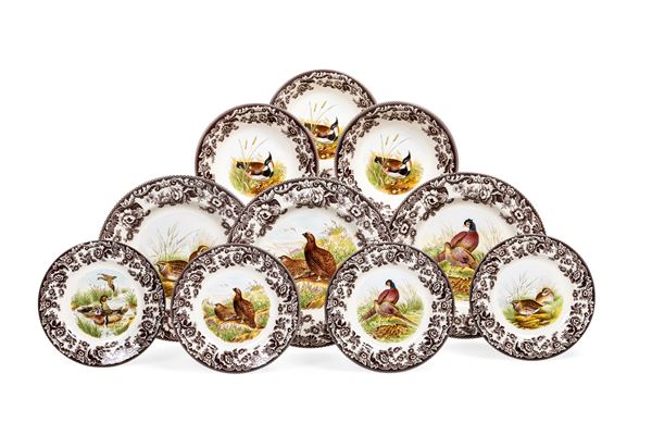Servizio da caccia “Woodland” Inghilterra, Manifattura Spode, fine del XX secolo
