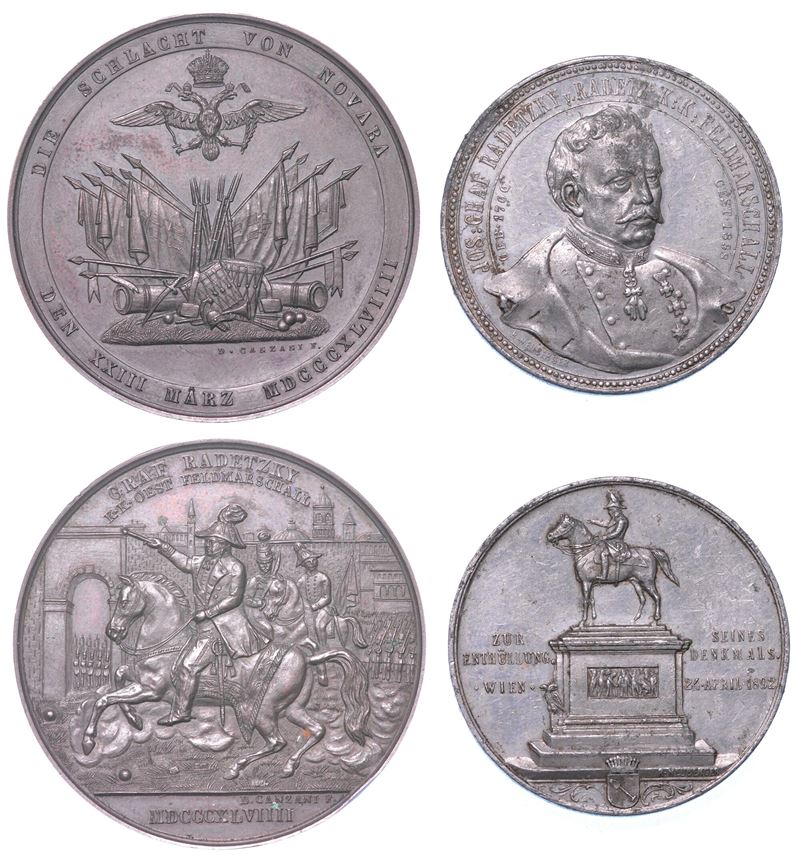 AUSTRIA. Lotto di due medaglie.  - Auction Numismatics - Medals and popes - II - Cambi Casa d'Aste