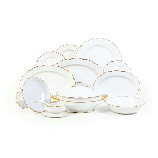Servizio da tavola. Germania, Waldenburg (Sassonia), Manifattura Krister, XX secolo.