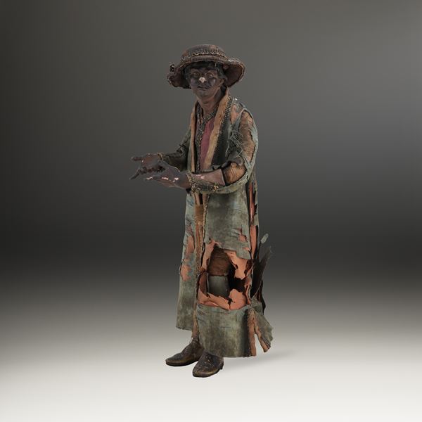 Moro con baffi e cappello. Napoli, XVIII-XIX secolo