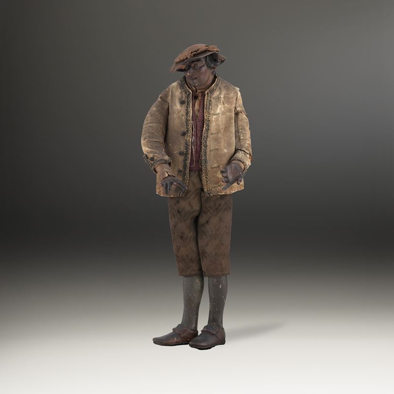 Moro con cappello. Napoli, XVIII-XIX secolo  - Asta Scultura e Oggetti d'Arte - Cambi Casa d'Aste