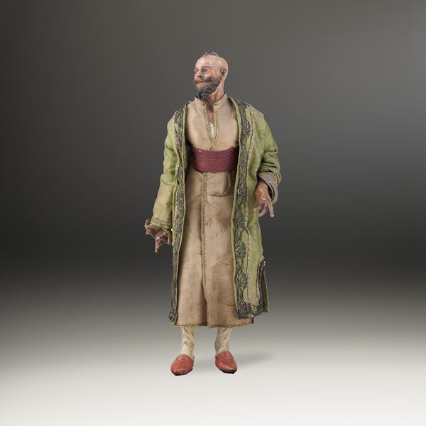 Turco con veste verde. Napoli, XVIII-XIX secolo