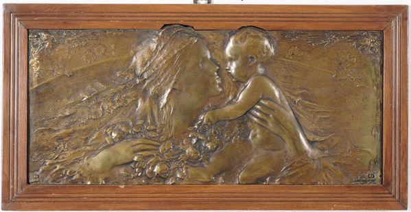 Scultore del XX secolo Madonna con Bambino