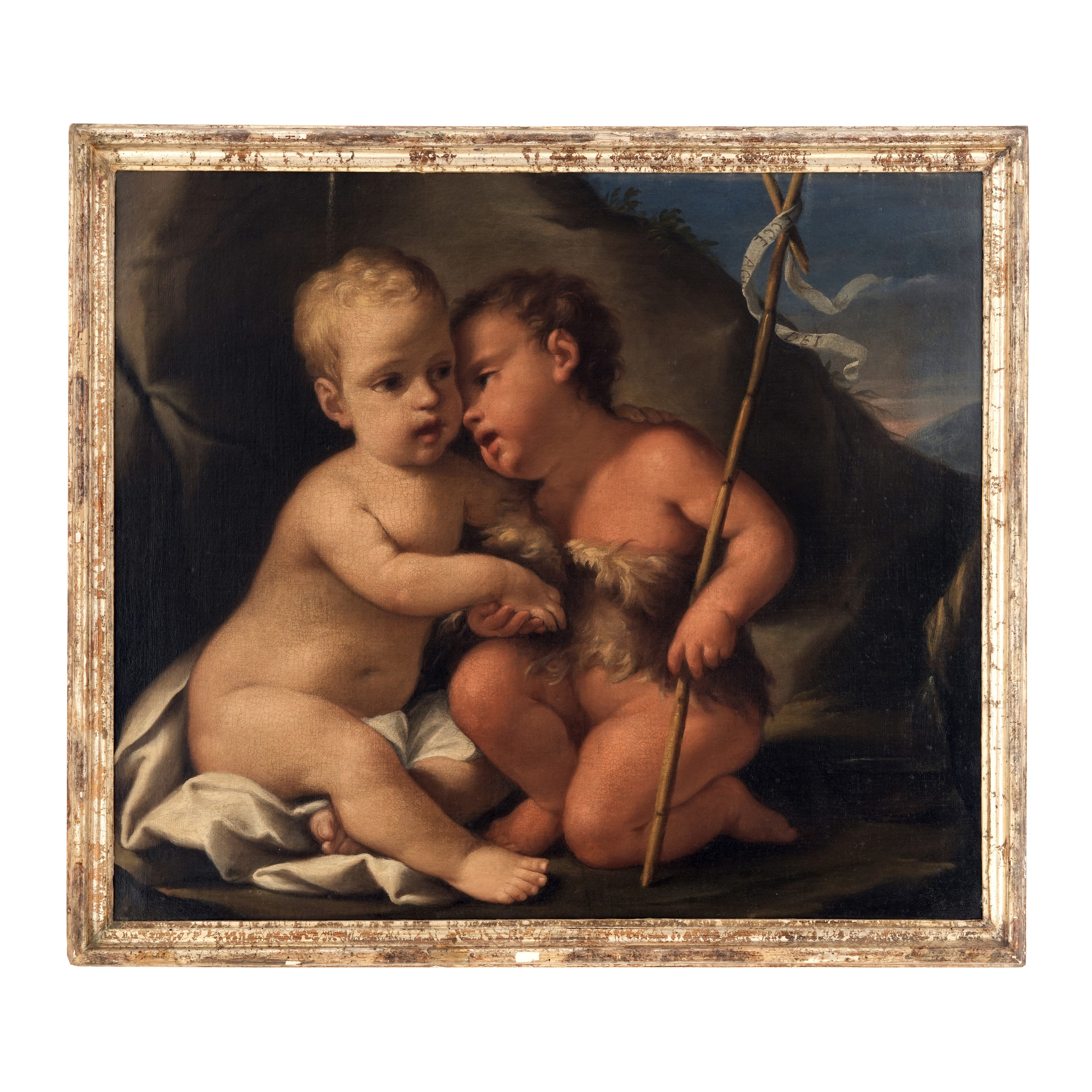 Scuola veneta del XVIII secolo San Giovannino e Gesù bambino