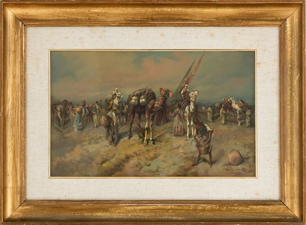 Tito Pellicciotti - Carovana nel deserto