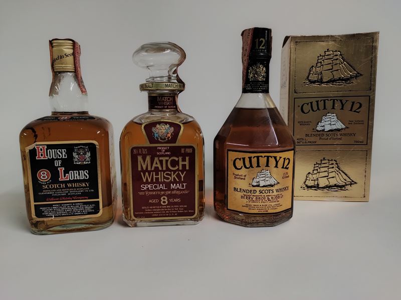 House Of Lords, Match, Cutty, Scotch Whisky  - Auction Spring Wines and Spirits - Cambi Casa d'Aste