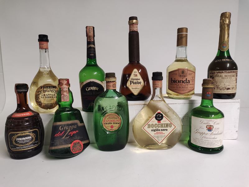 Collezione Italiana, Grappe  - Asta Spring Wines and Spirits - Cambi Casa d'Aste
