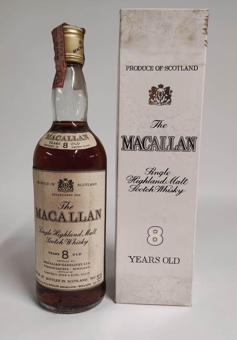 The Macallan 8 Years Old, Pure Highland Malt Scotch Whisk  - Asta Spring Wines and Spirits - Cambi Casa d'Aste