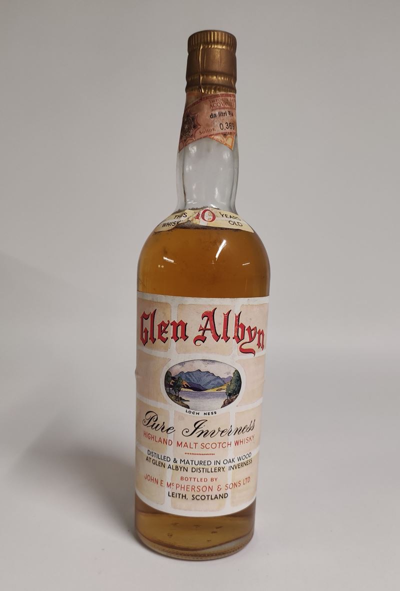 Glen Albyn 10 Years Old, Malt Scotch Whisky  - Auction Spring Wines and Spirits - Cambi Casa d'Aste